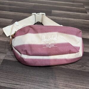 Herschel Sixteen 5L Pink and Cream Waist Fanny Bag